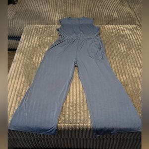 Cider Plus Jumpsuit. Size 2XL. ceil blue